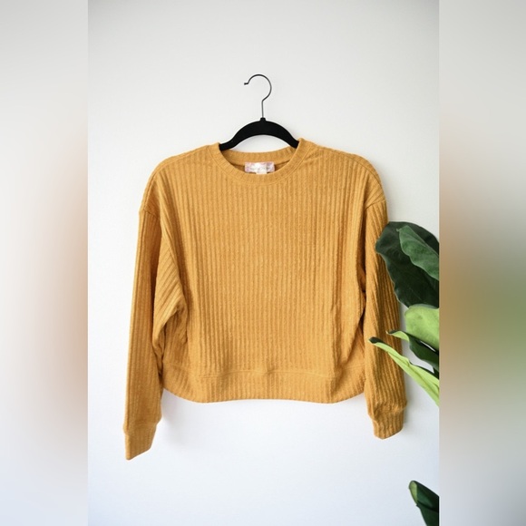 Band Of The Free Russell Velvet Cropped Sweater - Picture 4 of 9